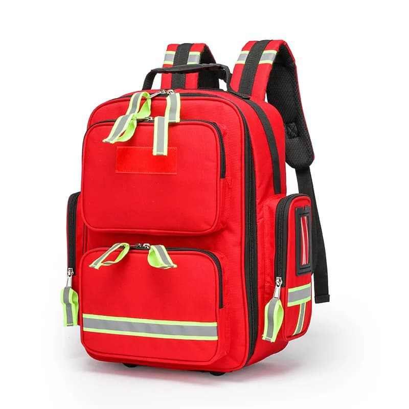 First Aid Emergency Rescue Backpacks Large Capacity Sorted Storage Outdoor Camping Survival Kit Medical Kits can be customized