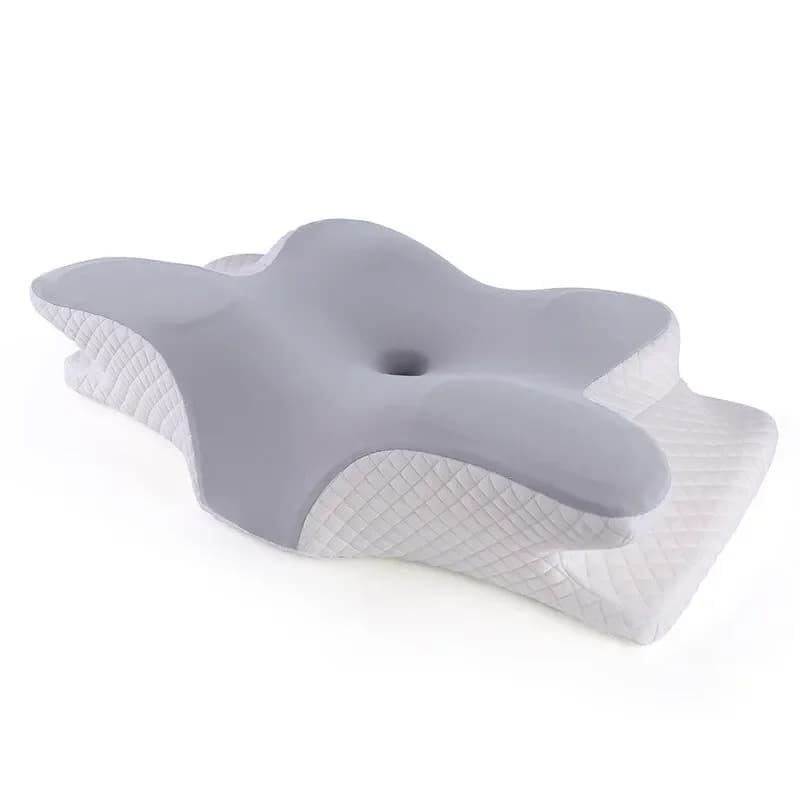 Cuscini in memory foam a forma di farfalla rilassante cervicale a rimbalzo lento cuscino per il collo sollievo dal dolore cuscino ortopedico per dormire