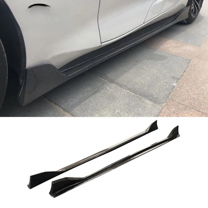 High Quality AG Style Carbon Fiber Side Skirt Lower Diffuser Side Lip Body Modification Accessories