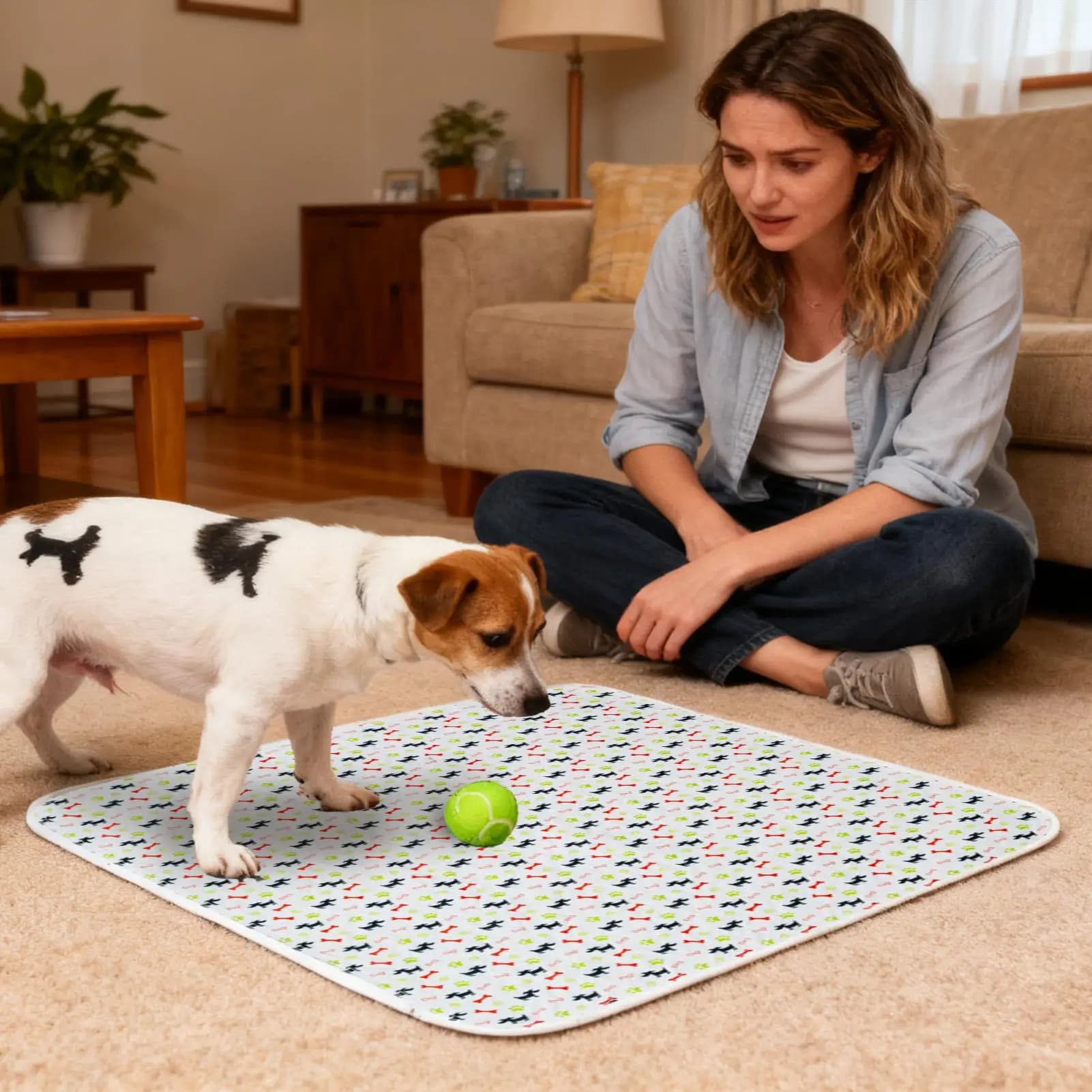 Cuscinetti per cuccioli Tappetino per addestramento per animali domestici facile da pulire Cuscinetti per cuccioli lavabili per gatti Vasino per addestramento Box per box da viaggio a casa Lettiera per addestramento