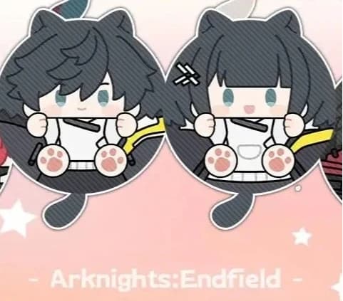 Nuovi Arknights: Endfield Chen Qianyu Endmin Perlica Q-version Peluche in cotone a forma di pallina, Portachiavi, Ciondolo per borsa Anime, Regalo di compleanno