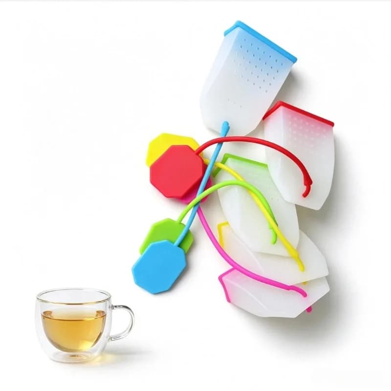 Food Grade Silicone Tea Infuser, 3 Pack Loose Leaf Tea Filter Bags Strainer,Reusable Loose Leaf Tea Diffuser, Tea Leaf Infuser