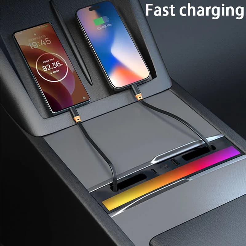 TCYZ Per Tesla Nuovo ModelY Juniper 2025 Model3 Highland 2024 Docking Station Caricatore rapido Shunt Hub per divisore di controllo centrale