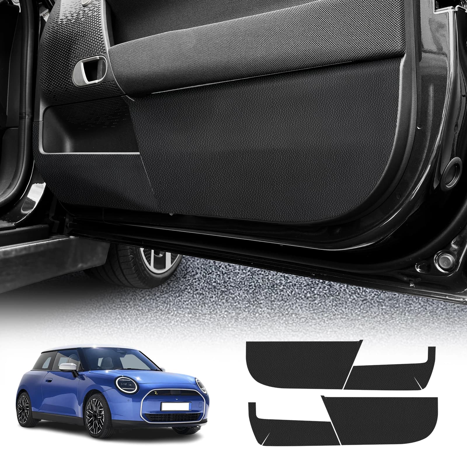 AIRSPEED Anti-shoe pad for BMW Mini Electric Cooper J01 E SE 2024 2025 Wall decal for suede for children ground-proof