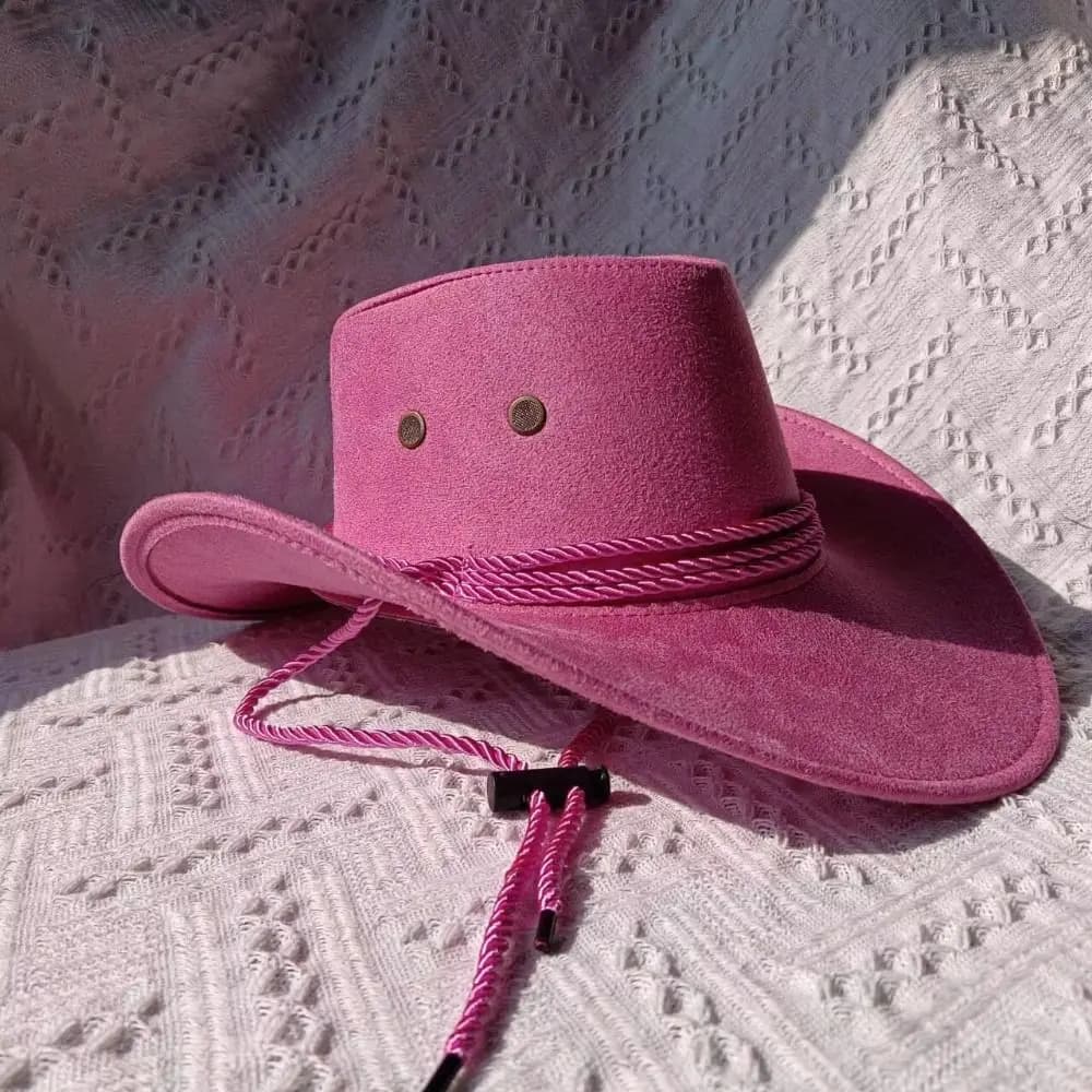 Cappello da Cowboy Western Casual a Tesa Larga, Cappello da Spiaggia, Cappello da Cavaliere, Cappello Estivo Parasole, Visiera, Cappello da Ciclismo, Cappello Protettivo Solare Donna