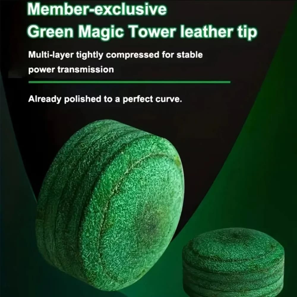 Punte per stecche da biliardo professionali da 2 pezzi/confezione, pelle a 6 strati da 14 mm, pelle a 4 strati da 11 mm, accessori per stecche da biliardo a nove palline