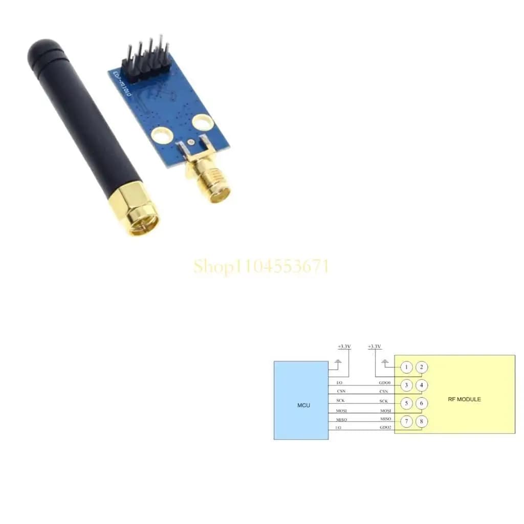 Best-seller CC1101 Ricetrasmettitore wireless 433 MHz con antenna SMA per sviluppatori professionisti Facile da installare