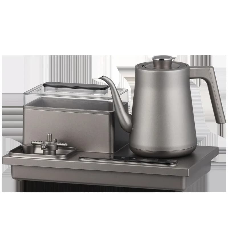 Fully automatic water supply electric kettle embedded special tea table integrated table brewer stove