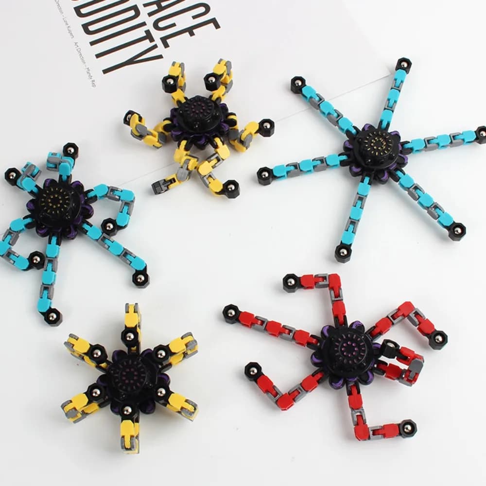 10-30 pezzi in lega decompressione deformabile Fidget Spinner per bambini festa di compleanno matrimonio ospite regalo scuola materna premio regalo di carnevale