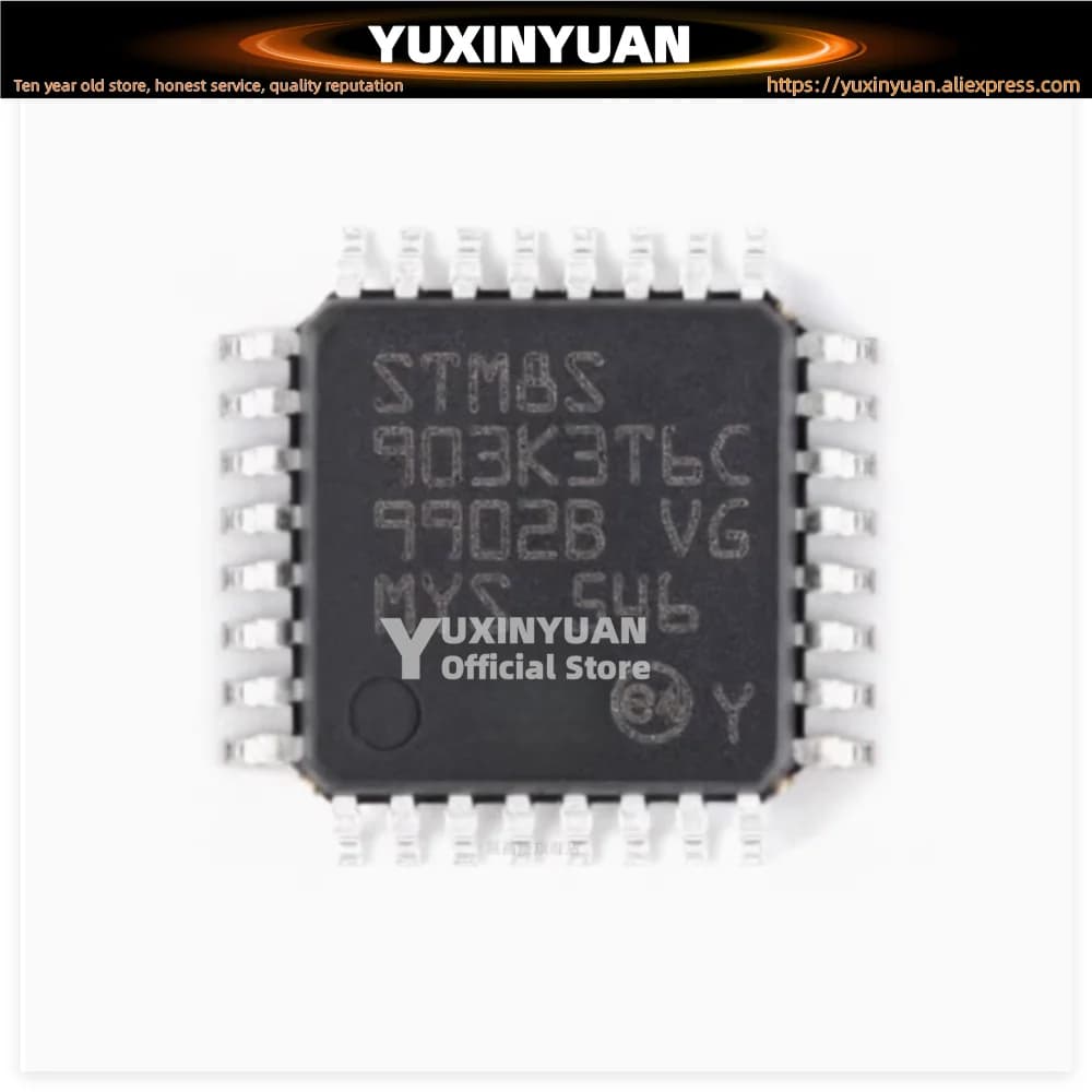 5 Pezzi/Lotto STM8S903K3T6C STM8S003F3U6 STM8S003F3P6 STM8S003K3T6C IC MCU LQFP-32 16MHz/8KB Memoria Flash/Microcontrollore a 8 bit MCU