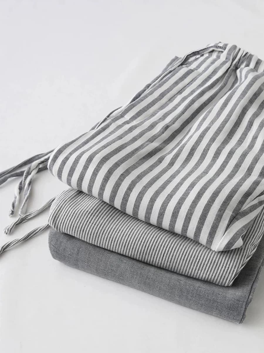 Men's Pajama Pants Summer Thin Home Trousers Loose Large Size Spring and Autumn Summer Casual Home Pants
