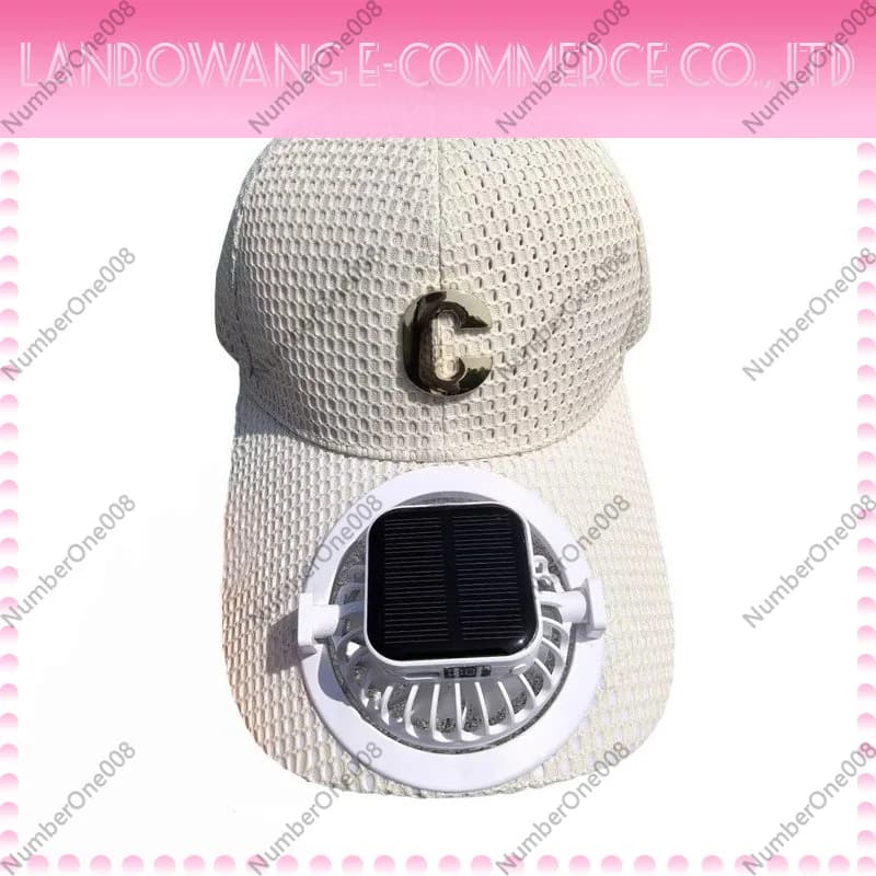 Cappello con Ventilatore a Energia Solare, Traspirante, Estivo, Protezione UV, Rinfrescante in Rete per Uomo e Donna, per Viaggi ed Escursioni