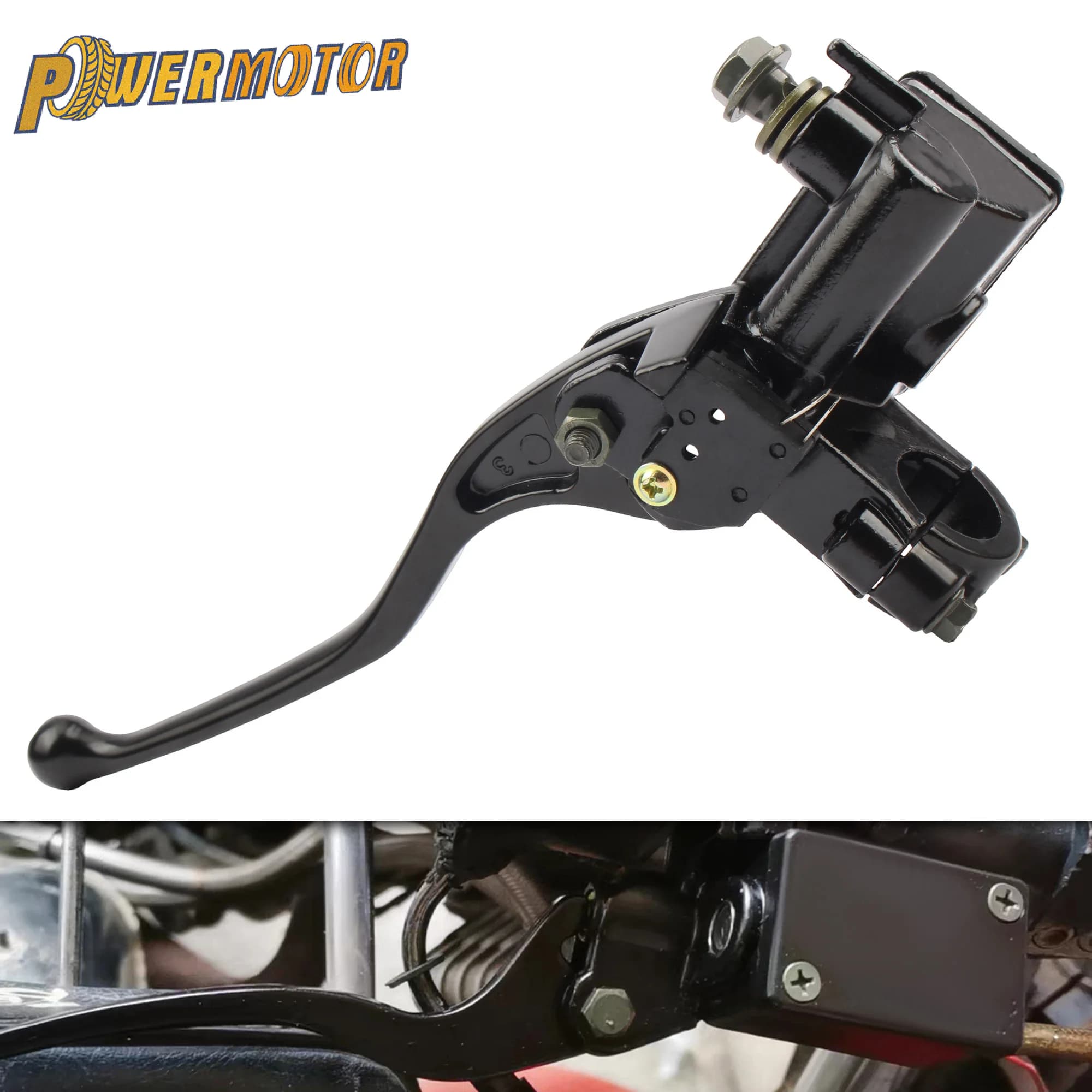 7/8 "22mm Universale Pompa Freno Moto Cilindro Maestro Anteriore Leva Freno Idraulico Dirt Pit Bike ATV Quad Ciclomotore Buggy Go Kart