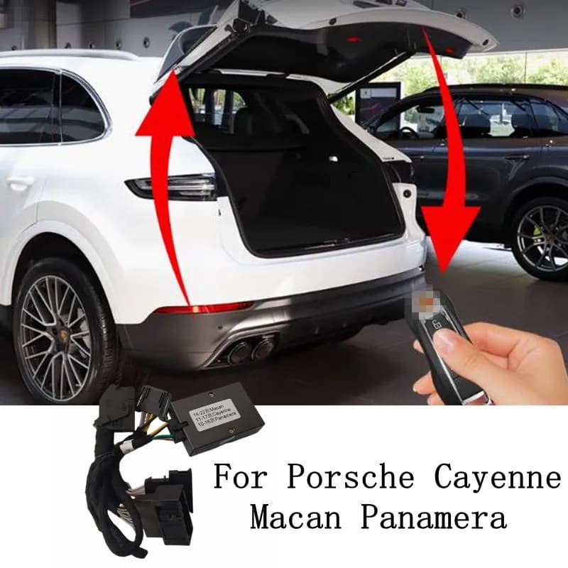 Modulo interruttore di coda del bagagliaio elettrico per Porsche Cayenne Macan Panamera Sistema di chiusura Power Liftgate Key Control Telecomando