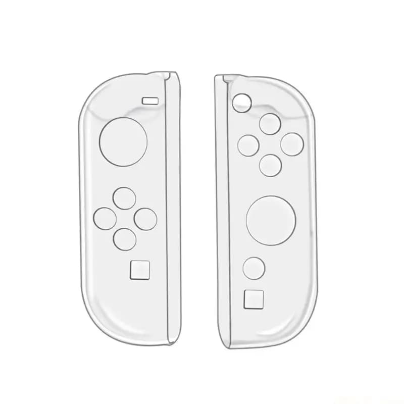 M5TD Impact Resistant Cover Clear Gaming Shell Clear Skin Case for Consoles 2
