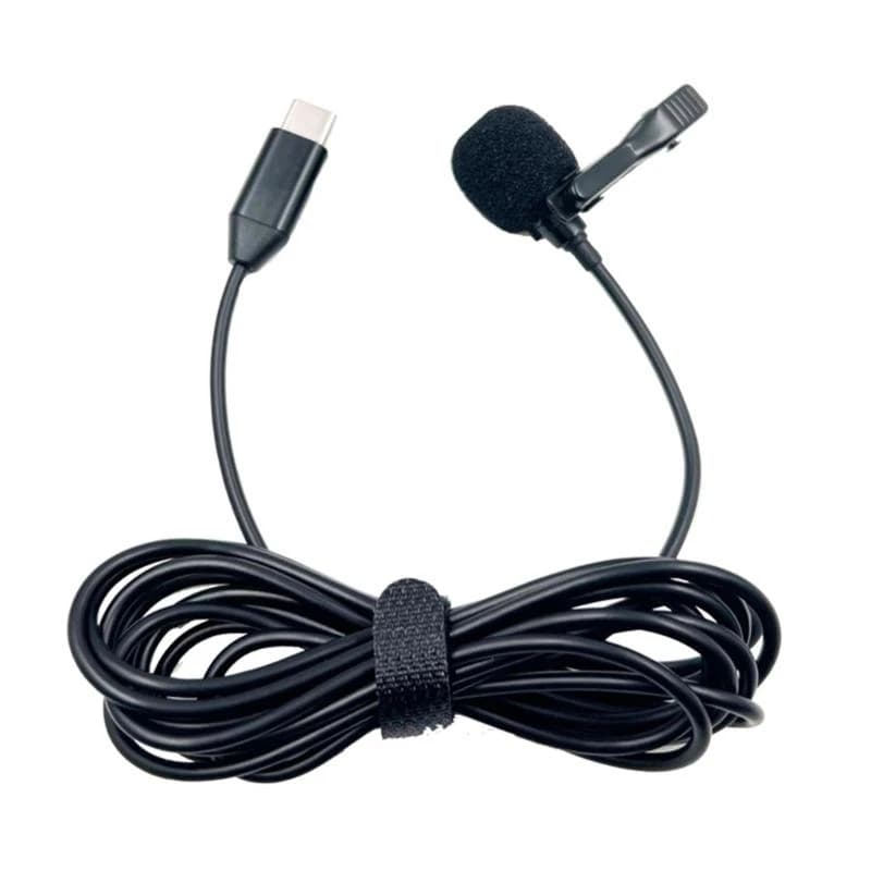 Microfono da bavero esterno tipo C Mini microfono USB C omnidirezionale per serie 15