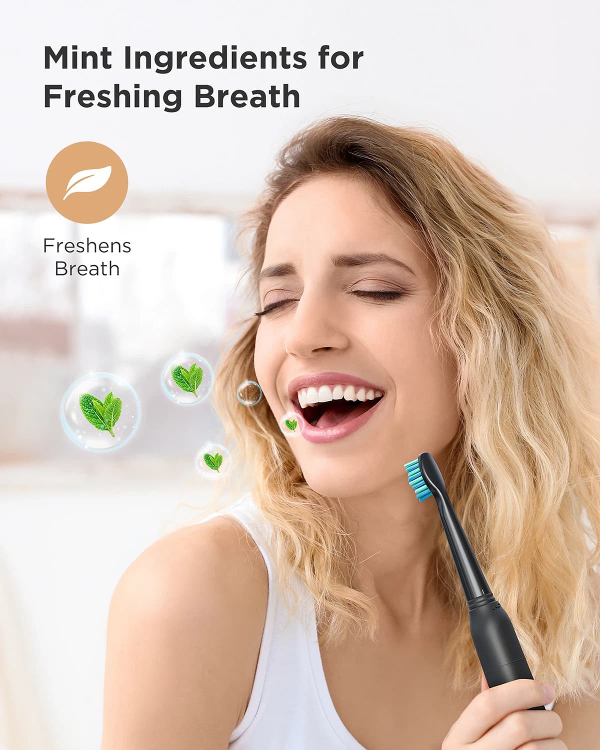 Fairywill Sonic Electric Toothbrush USB Charge FW-D7 Waterproof Rechargeable Electronic Brushes Adult Spare Heads