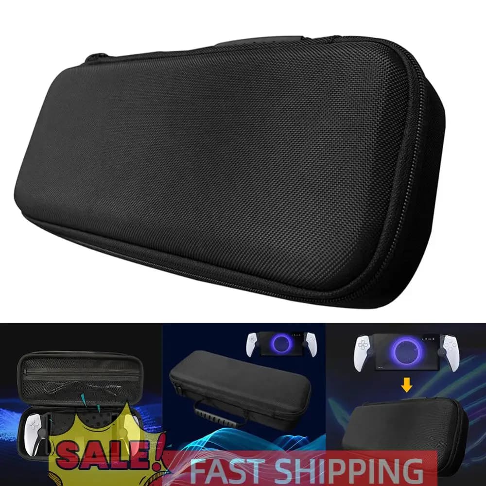 Custodia rigida in EVA Custodia da trasporto antiurto con tasca in rete Borsa protettiva portatile per accessori da gioco per portale PS5