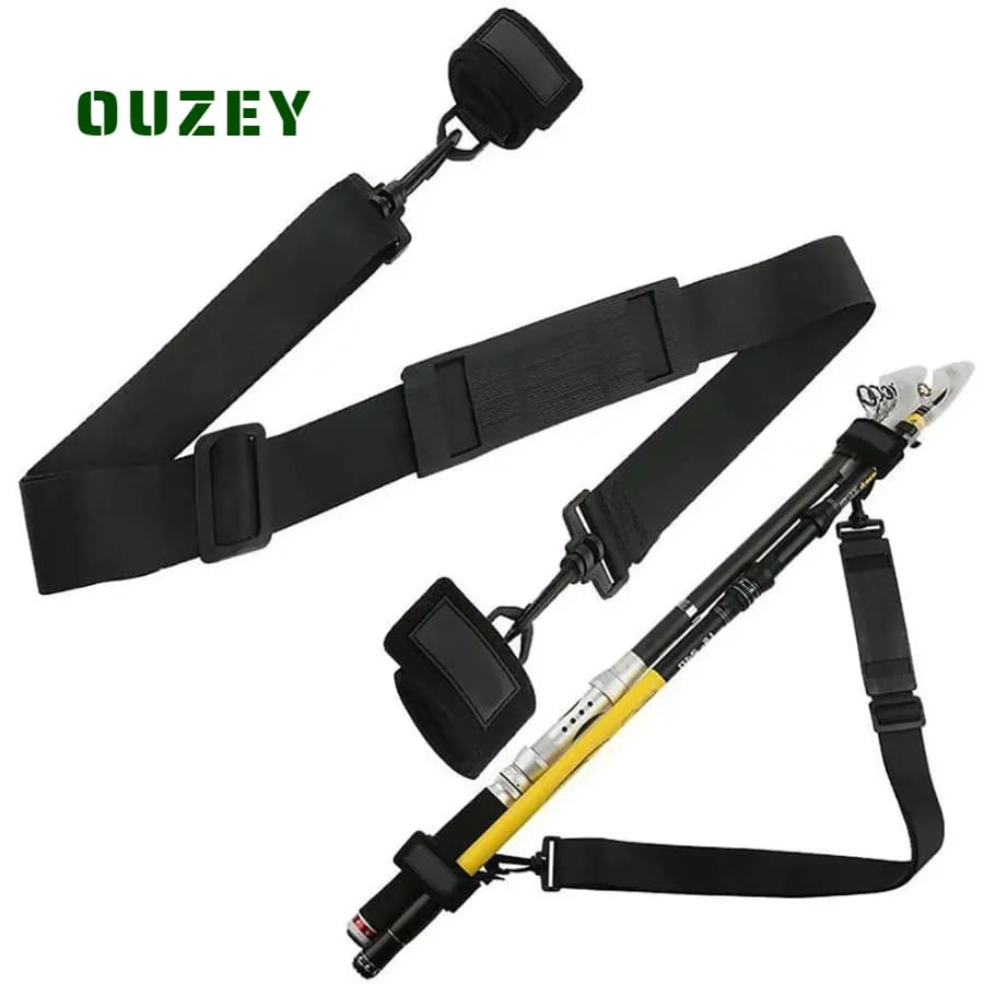 Fishing rod Sling Transport belt Shoulder belt Safety instruments Nylon caller rod Magic ribbon straps Equipment accessories Dropship