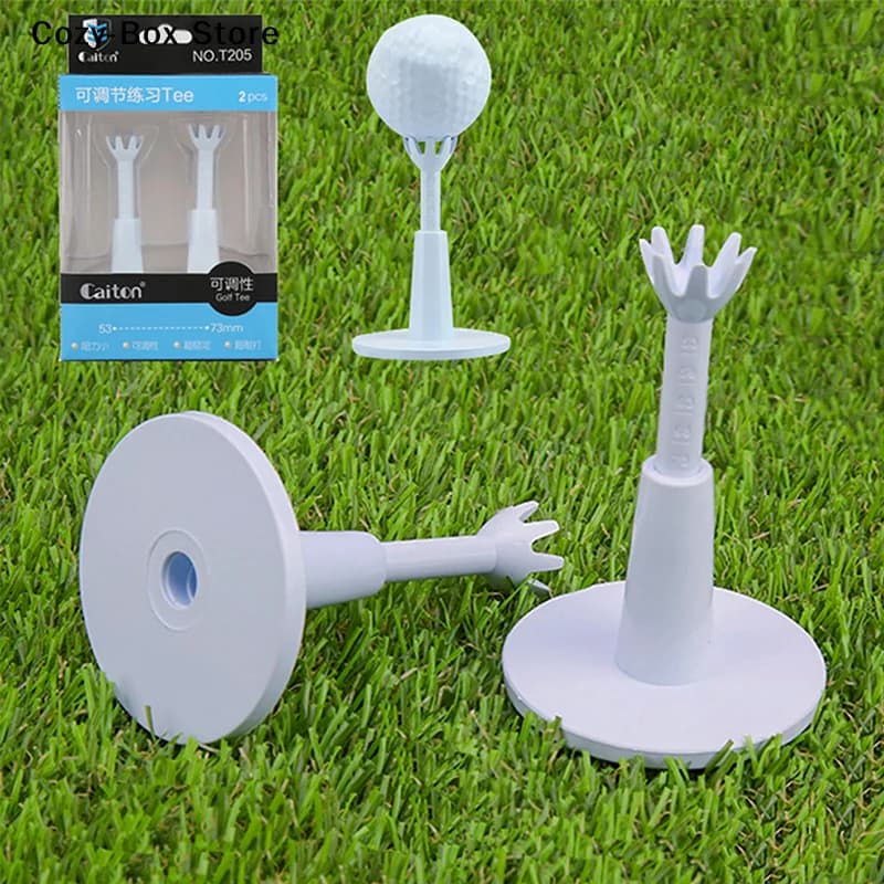 [ZY]1/2Pcs Adjustable Golf Ball Holder Golf Tee Golf Swing Trainer Golf Practice Tees Golf Accessories[ZY]