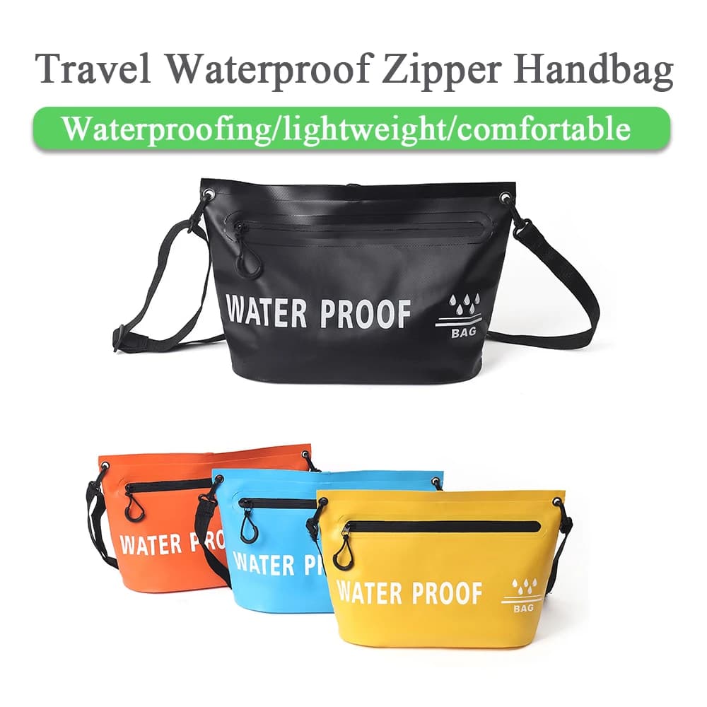 Borsa Impermeabile Leggera da Viaggio, Sacca Stagna per Nuoto, Rafting, Kayak, Trekking Fluviale, Escursioni e Nautica
