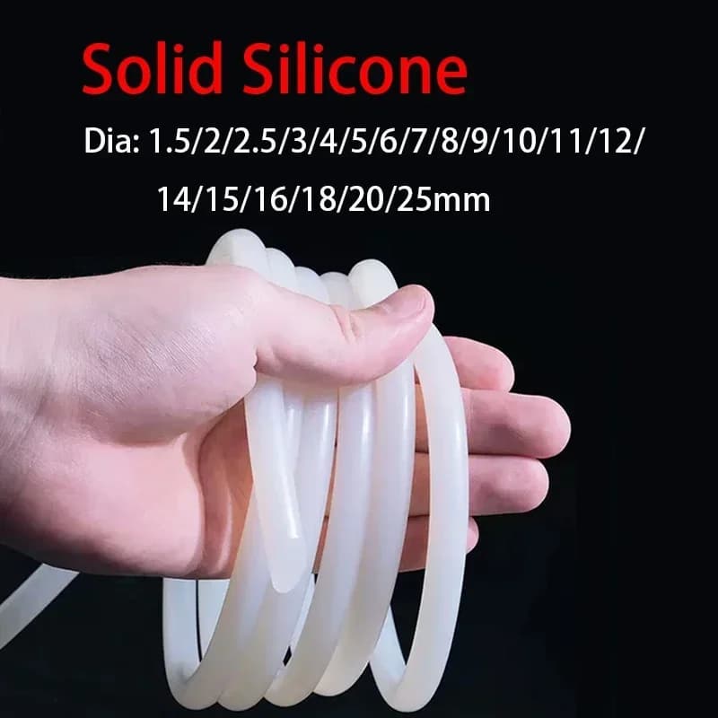 2/5 meters O-Ring solid silicone rubber cable high temperature sealing round waterproof Cord muslimah waterproof strips