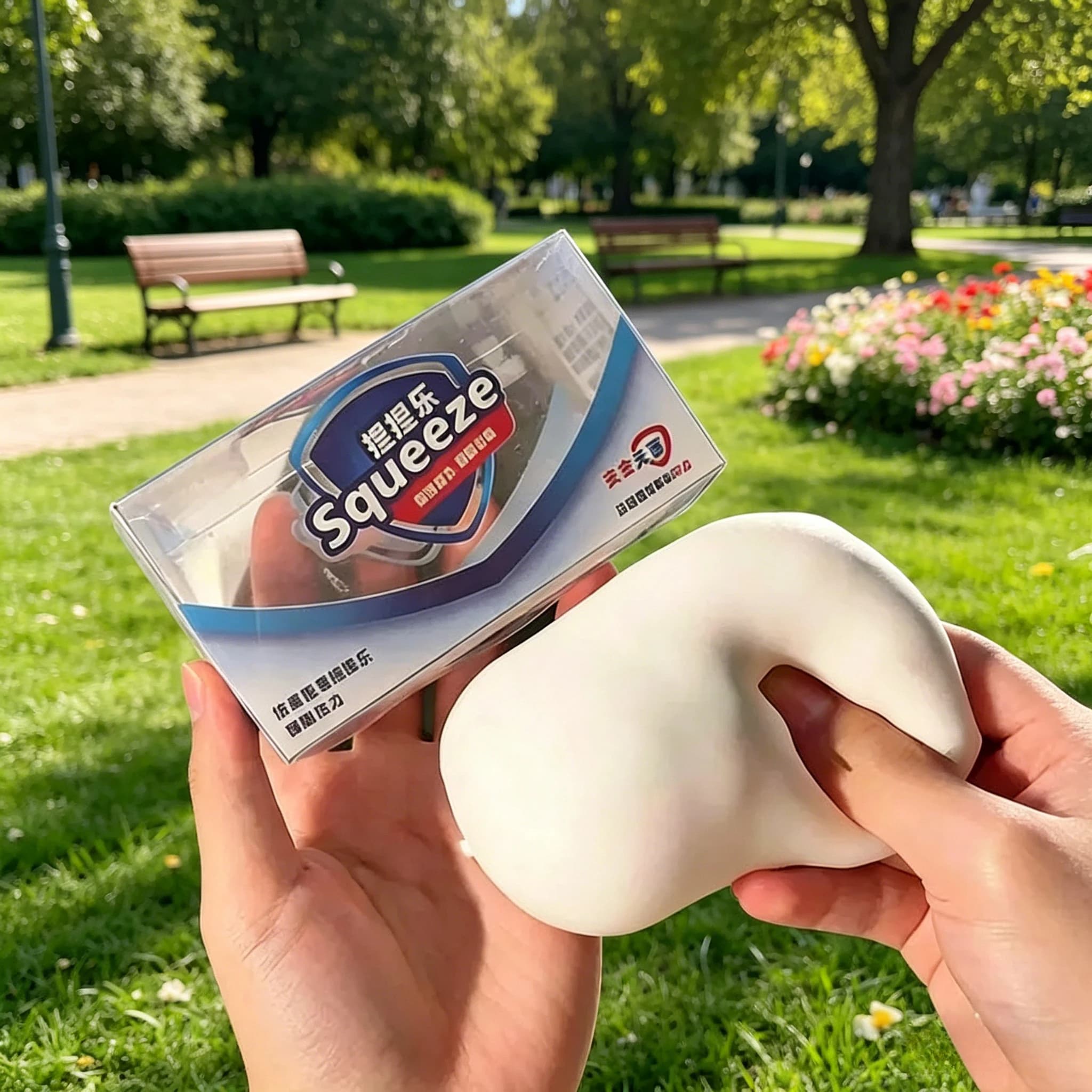 Giocattolo Antistress Morbido a Forma di Sapone, Giocattolo da Spremere a Lenta Risposta, Giocattolo Antiansia per Bambini e Adulti