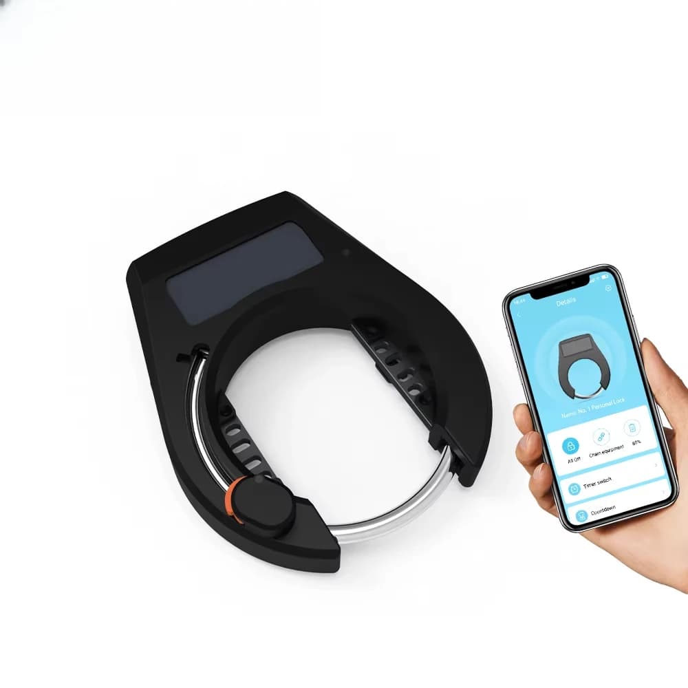 NFC Bike Smart Lock Bicycle Alarm Lock With APP QR Code Unlock Horseshoe Wheel Lock