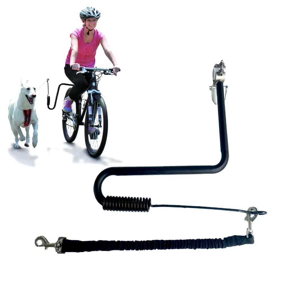 New Bicycle Outdoor Running Pet Towing Rope Exercise Dog Walker Riding Traction Rope Mountain Bike Metal Dog Traction Belt
