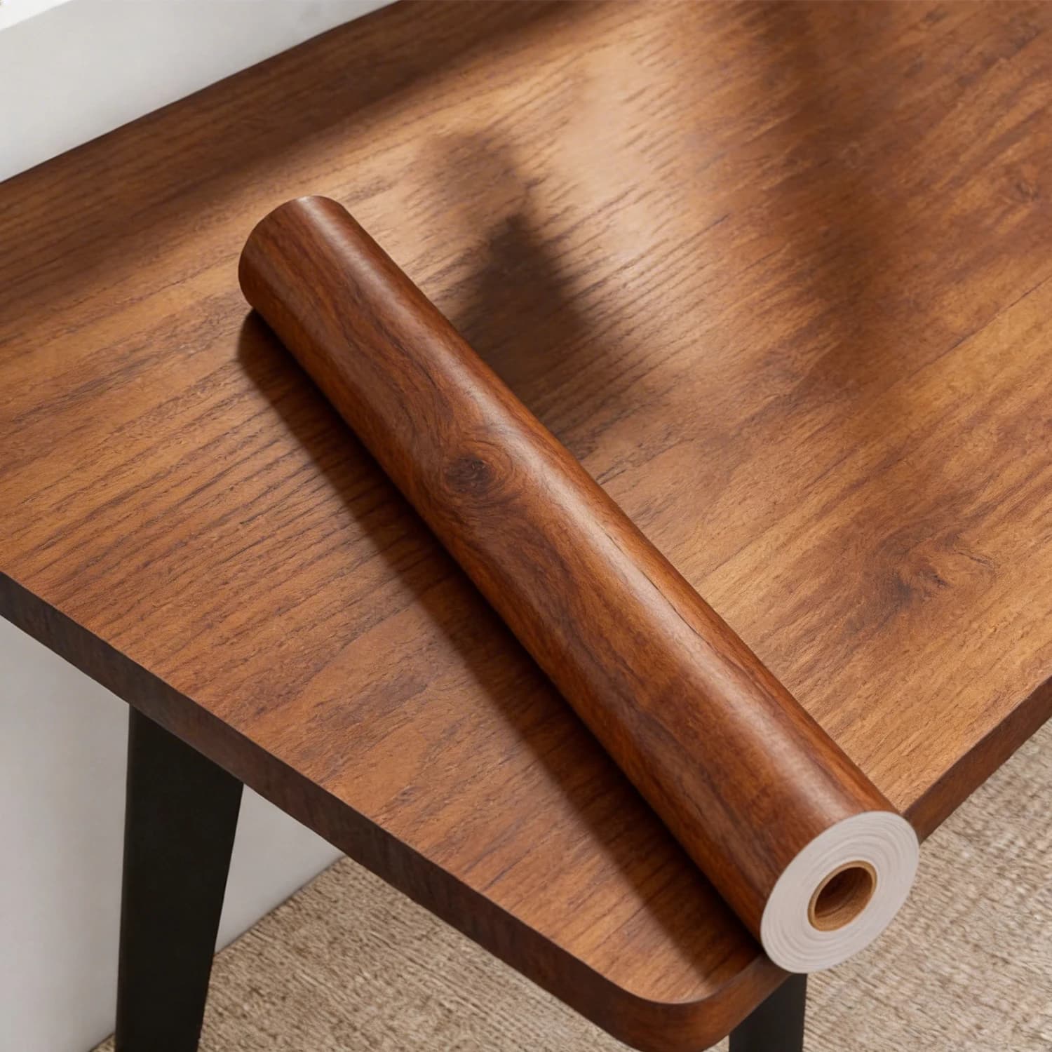 Carta da Parati in Vinile Autoadesiva Impermeabile Effetto Legno, Adesivi Murali in Rotoli, Pellicola per Rinnovamento Mobili, Decorazione Casa e Camera da Letto in PVC