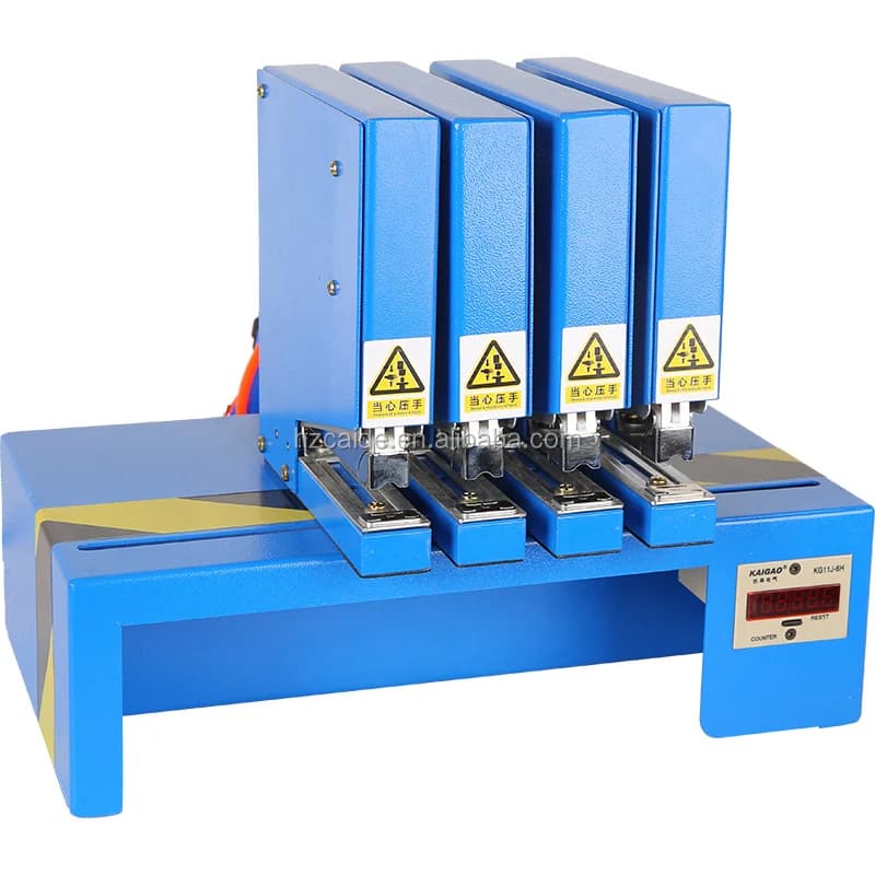 Cucitrice per carta grande da tavolo multi-testa 24/6 pneumatica con spessore di rilegatura 5 mm a 4 teste