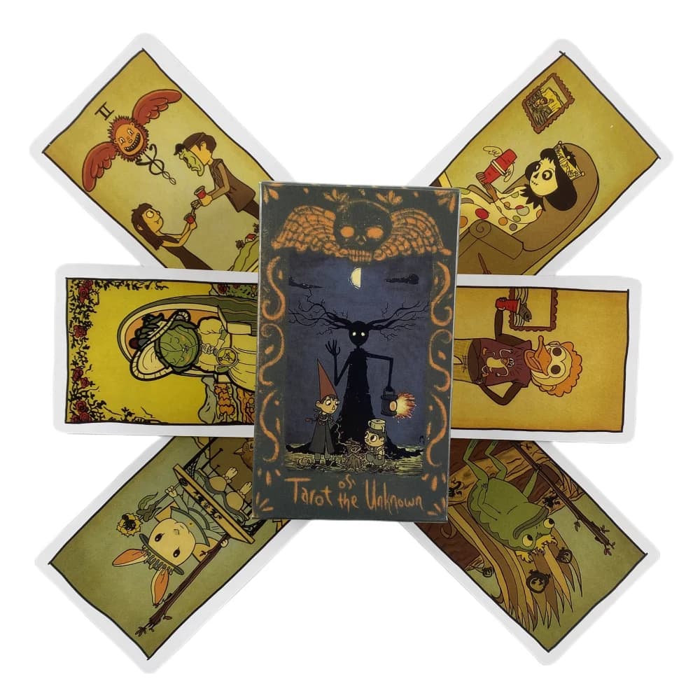 Tarot Of The Unknown Cards A 78 Deck Oracle English Visions Divination Edition Board Playing Games