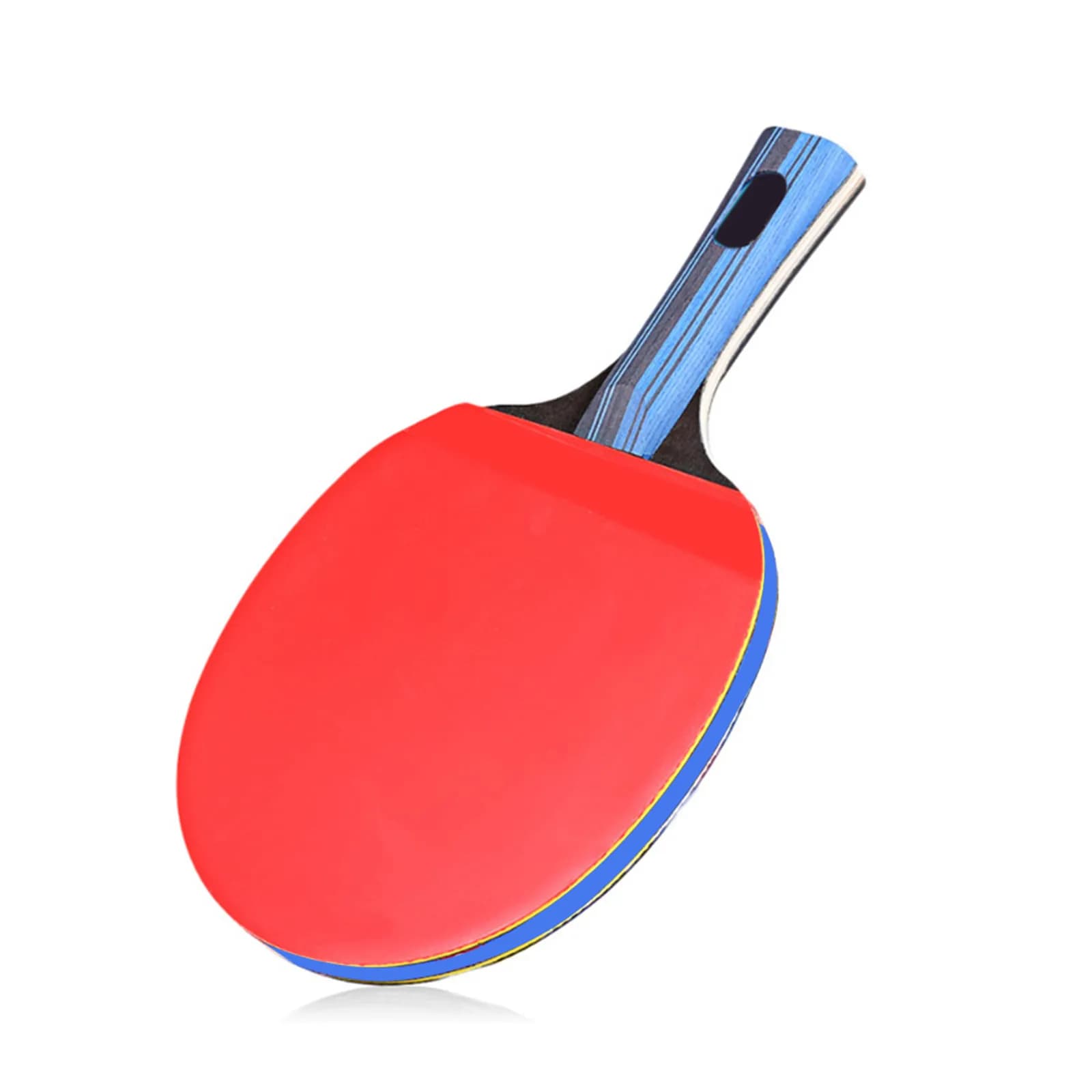Set di Racchette da Ping Pong con Gomma Invertita su Entrambi i Lati, Manico Lungo in Legno di Pioppo, Design Ergonomico per Allenamento Professionale e Amatoriale