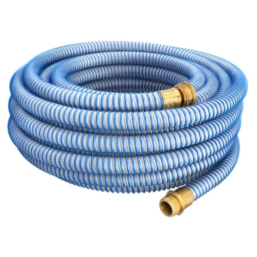 Tubo da Giardino Kinkguard Blu, Diametro Interno 5/8 Pollici, Filettatura Maschio x Femmina, 30 Metri