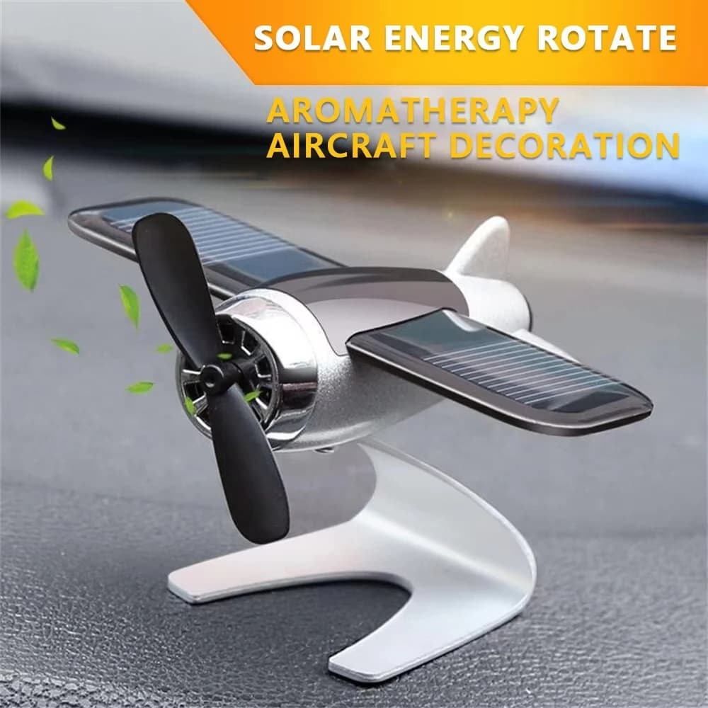Deodorant for Auto Styling Solar Airplane Decoration Deodorant for creative environments with automatic fragrance