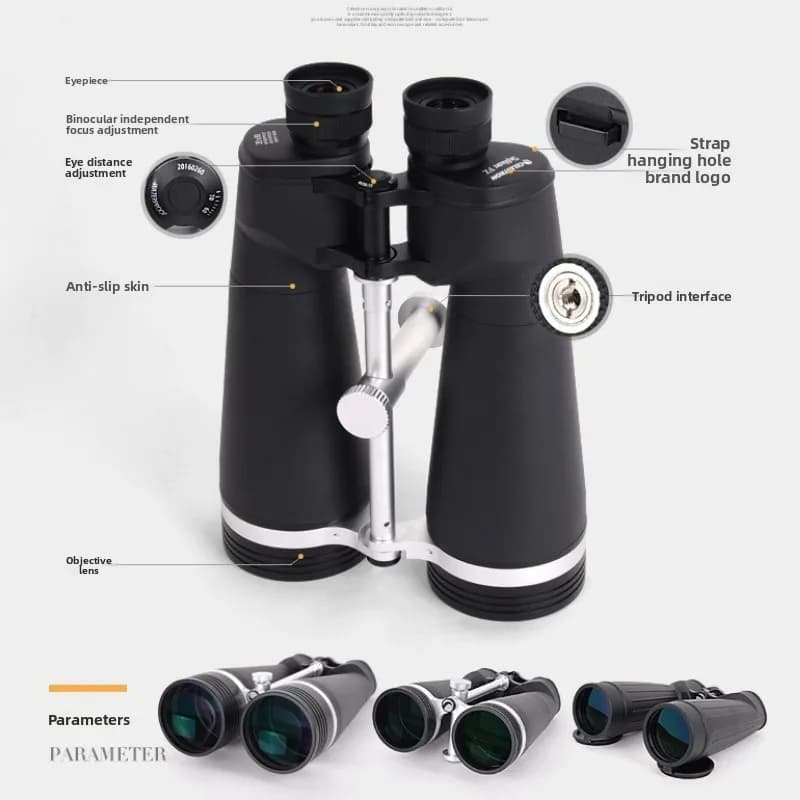 Binocolo Celestron SkyMaster FZ 25x100 Porro con Lenti Multistrato per Caccia, Escursionismo, Birdwatching ed Eventi Sportivi