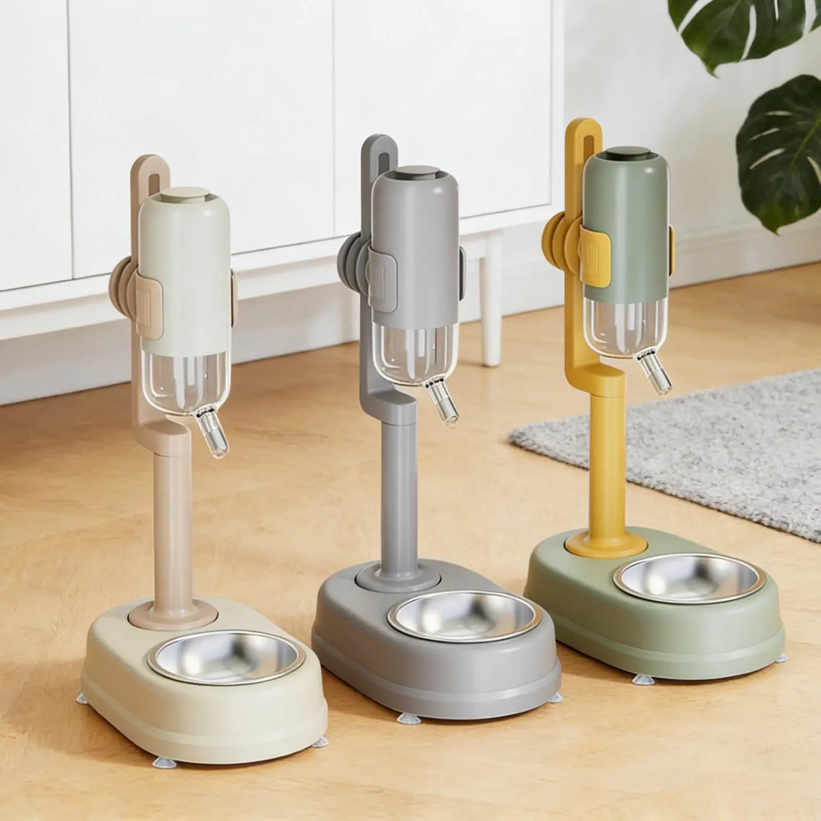 Dispenser d'Acqua Automatico per Animali Domestici, Abbeveratoio Automatico, Distributore di Cibo Automatico per Criceti