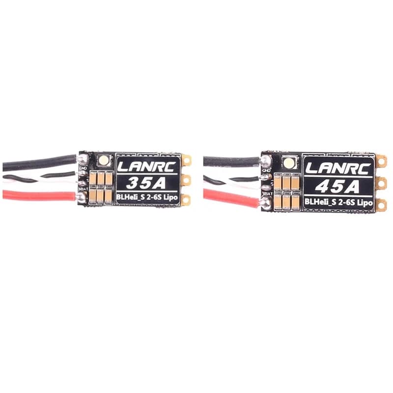 A99E-Blheli S 2-6S Lipo Brushless ESC Built-In Programmable RGB LED D-Shot 150/300/600 ONESHOT125 For RC FPV Drone Parts