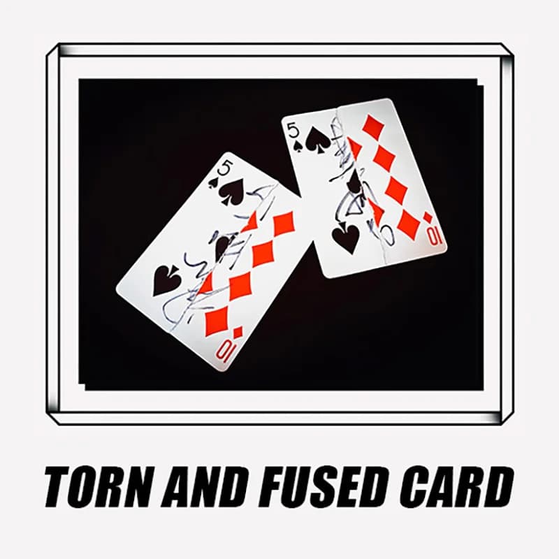 Shin Lim Carta strappata e fusa Trucchi magici Mago Primo piano Illusioni di strada Espedienti Mentalismo Puntelli Carta strappata Fusion Magia