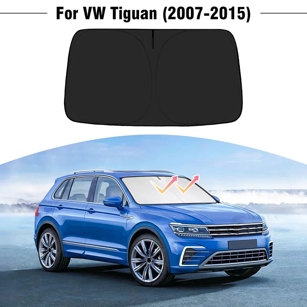 Parasole per Parabrezza Auto Volkswagen VW Tiguan 2007-2014 2015, Copertura Anteriore, Protezione UV, Accessori