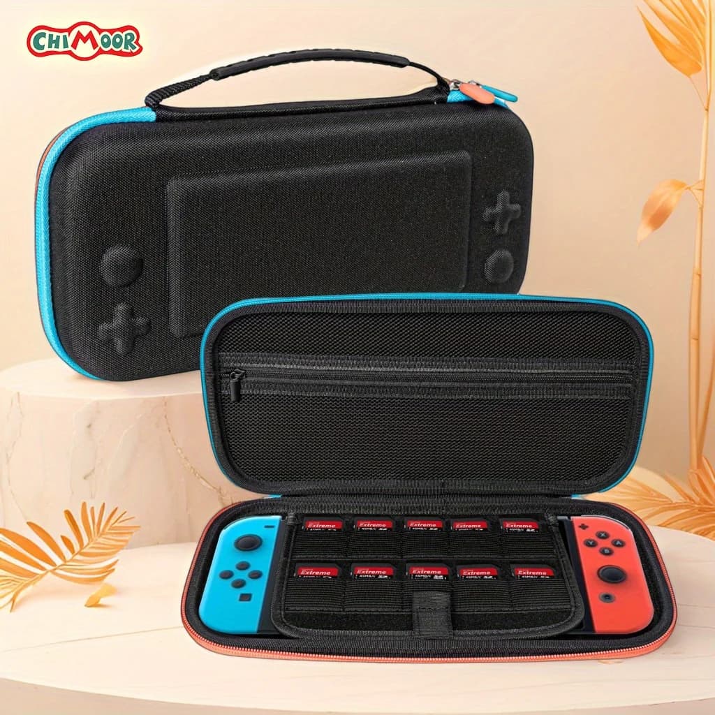Custodia protettiva premium per Switch 2 (2025), guscio rigido durevole NS2 con 10 slot per carte da gioco, design compatto e portatile