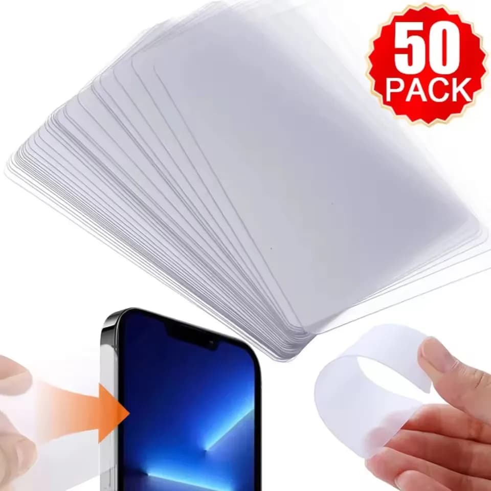 1-50PCS Scheda di plastica Apri schermo del telefono Strumento di rimozione della leva flessibile ultra sottile Strumenti di riparazione trasparenti per lo schermo LCD del tablet mobile