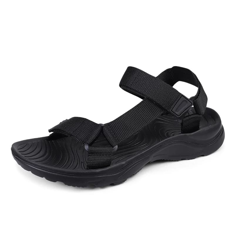 Sandali da uomo Scarpe da spiaggia estive piatte Scarpe da ginnastica maschili casual da esterno Sandali da passeggio giornalieri Calzature maschili leggere Scivoli da casa