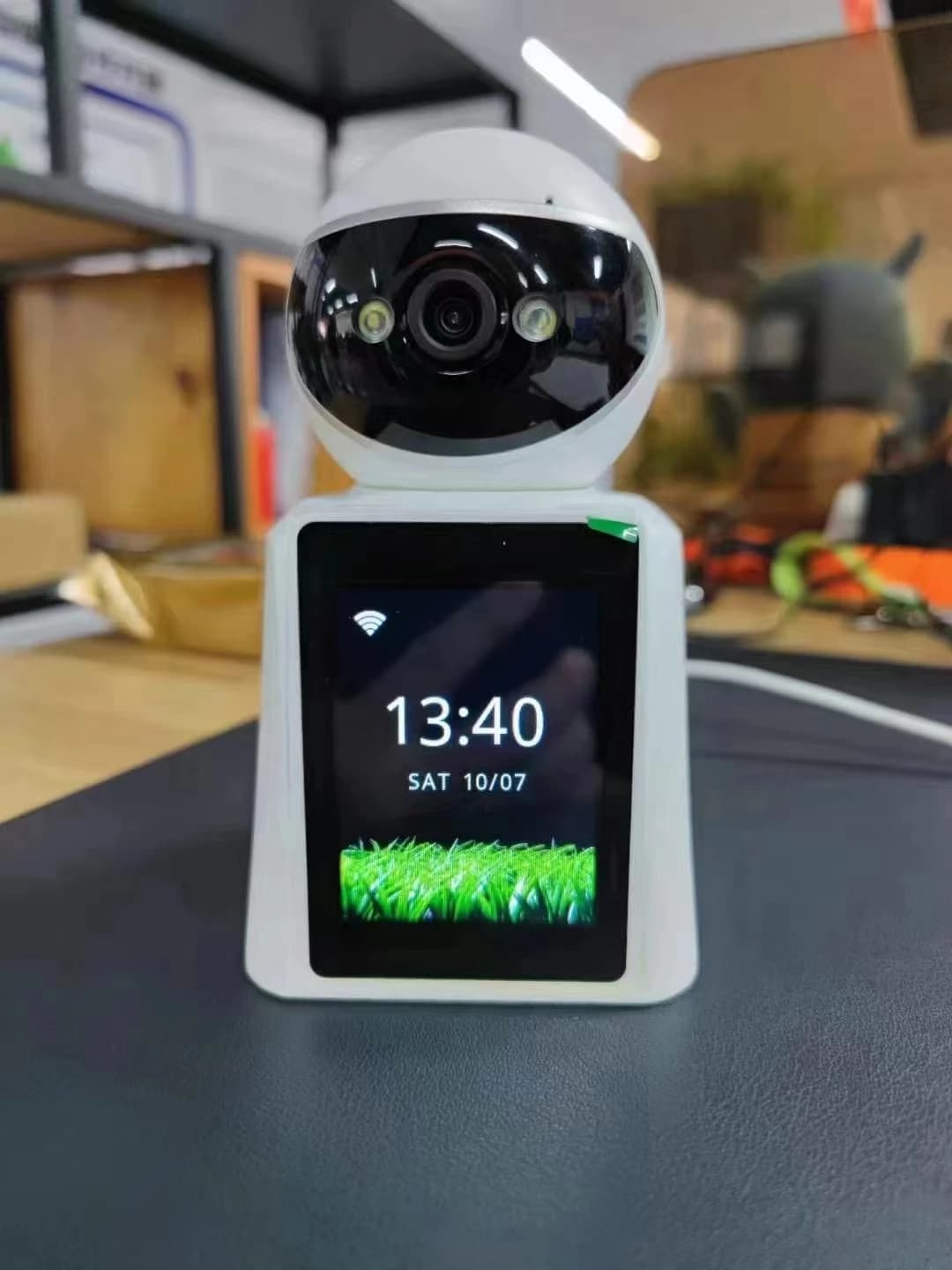 Srihome SH053 2MP 1080P 2.8 pollici IPS Schermo Videotelefono PTZ IP Dome Camera AI Rilevazione umanoide Sicurezza domestica Baby Monitor