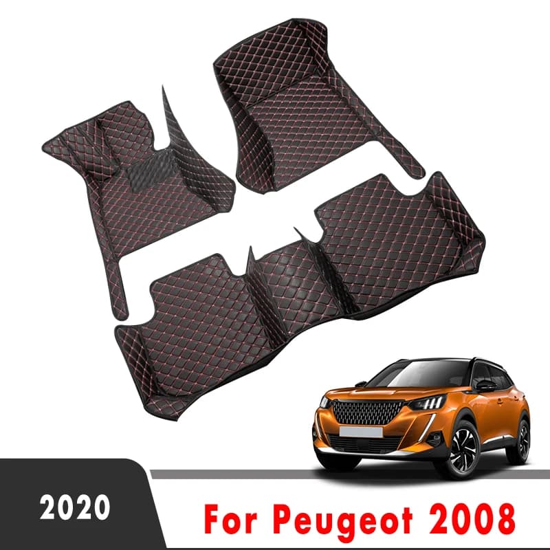 Car mats Peugeot trunk mats 2008 2025 2024 2023 2022 2021 2020 Interior cars Accessories Foot mat Cover product