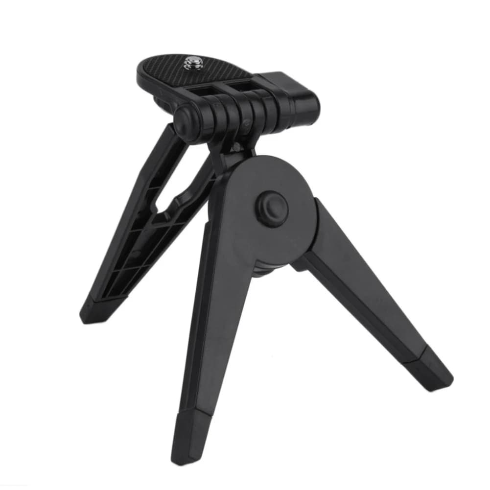Supporto per treppiede portatile pieghevole in plastica con impugnatura per fotocamera sportiva SLR da 1/4 di pollice