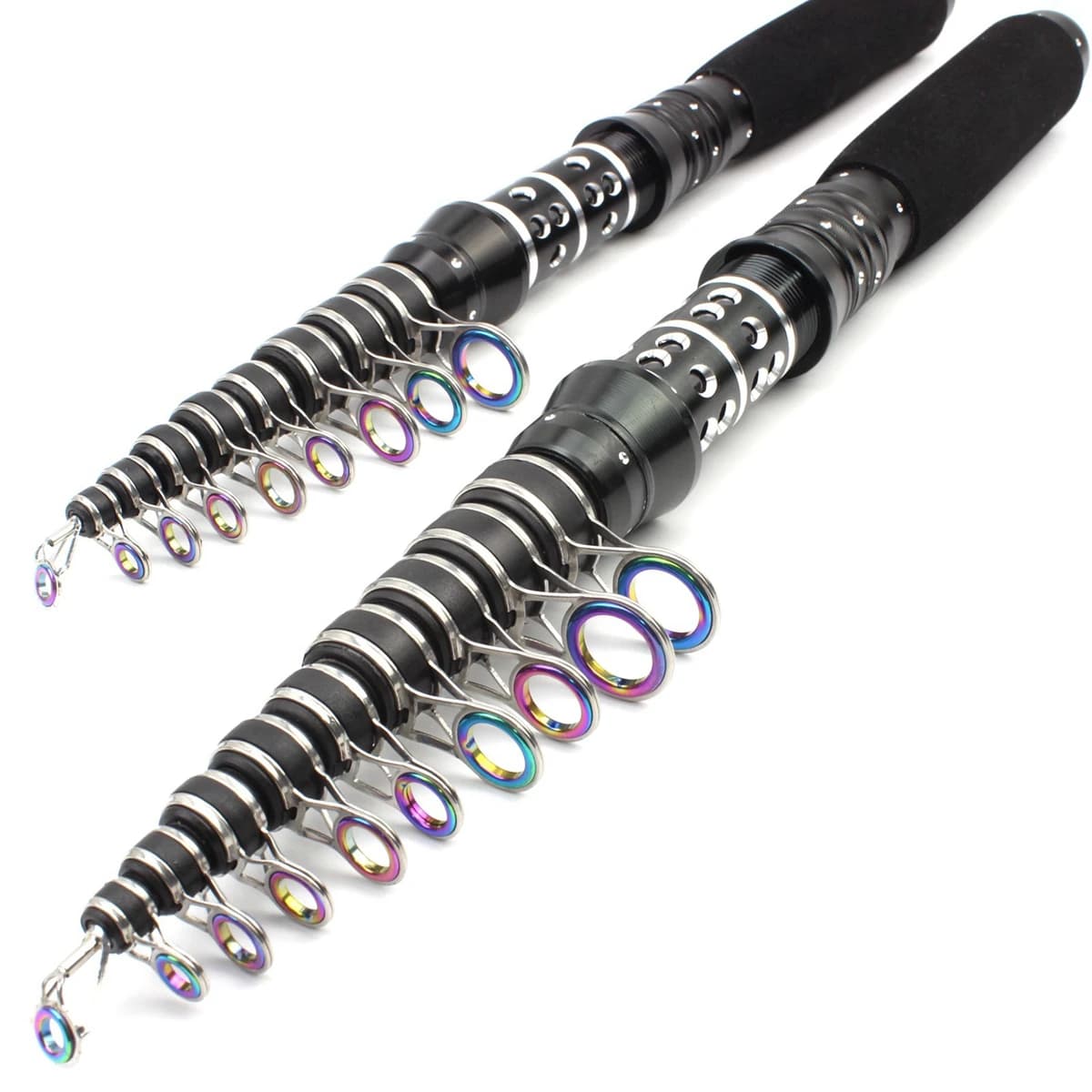 1.5M-3.0M Carbon Portable Travel Mini Length Telescopic Fish Rod Spinning Rod Carp Trout Bass Rod Sea Ocean Fishing Rods