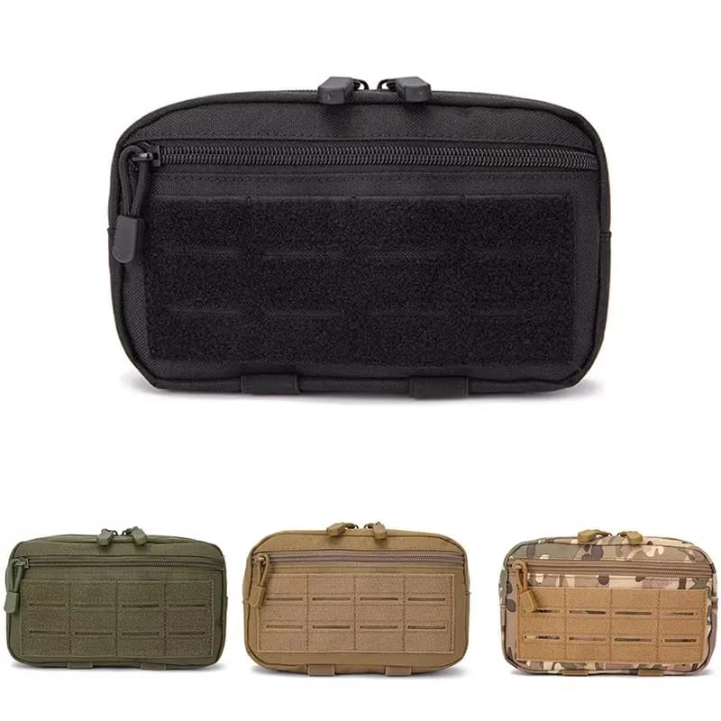 1PCS Cheap Tactical Molle Cell Phone Pouch EDC Pouch Waist Pack Emergency EMT Utility Tool Pouch First Aid Kit Pouch Hunting Bag