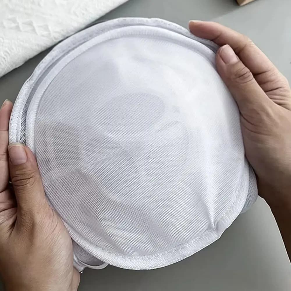 Zippered Closure Bra Laundry Bag Anti-Deformation Polyester Underwear Laundry Bag Household Mesh Design Bra Mesh Bag Sports Bra