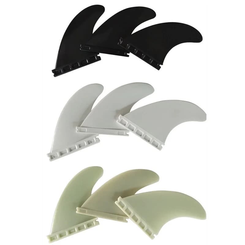 UPSURF FUTURE Fins Plastic Quillas Surf Fins Nylon Surfboard Fin For Sup Accessories G5 Thruster Paddle Board Fins Single Tab